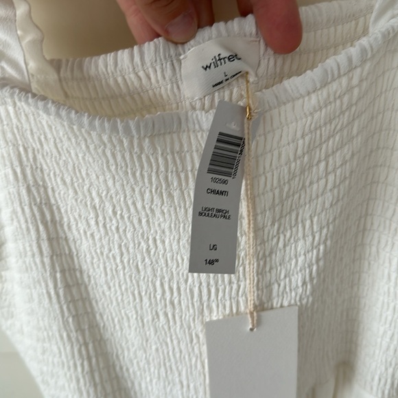 Aritzia Wilfred Chianti romper- light birch - Picture 2 of 2